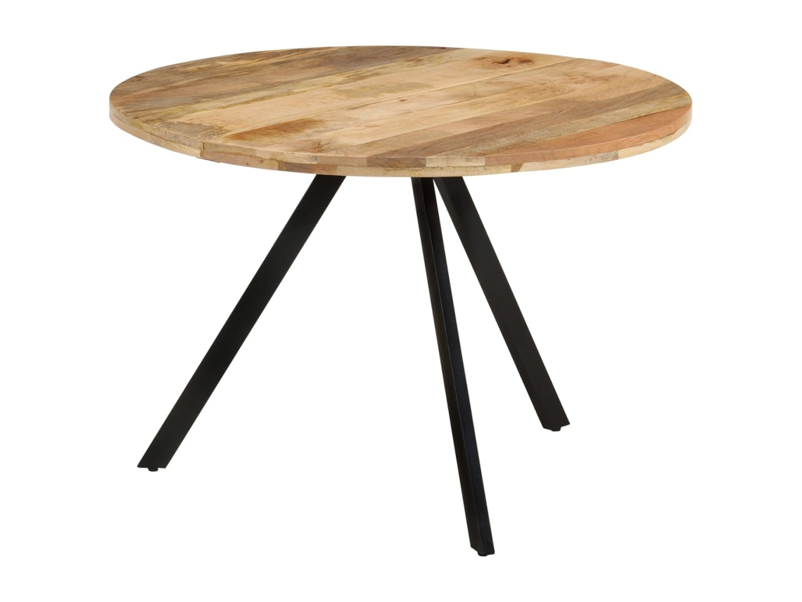 Vidaxl Mesa De Jantar 110x75 Cm Madeira De Mangueira Maciça
