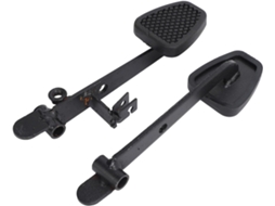 Pedal Acelerador E Freio Para Quadriciclo, Sem Fio - Duplo Metal