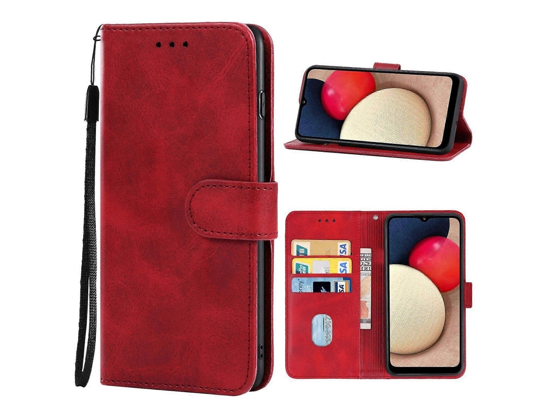Capa Couro Para Samsung Galaxy A12, Elysve