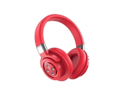 Fones de ouvido estéreo sem fio Bluetooth Hengrongshen A51 HiFi com carregamento USB e microfone
