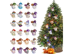 24 Pingentes De Fantasmas De, Decoração Colecionável Plana Em Acrílico 2d Para Estojo De Lápis E Mochila, De