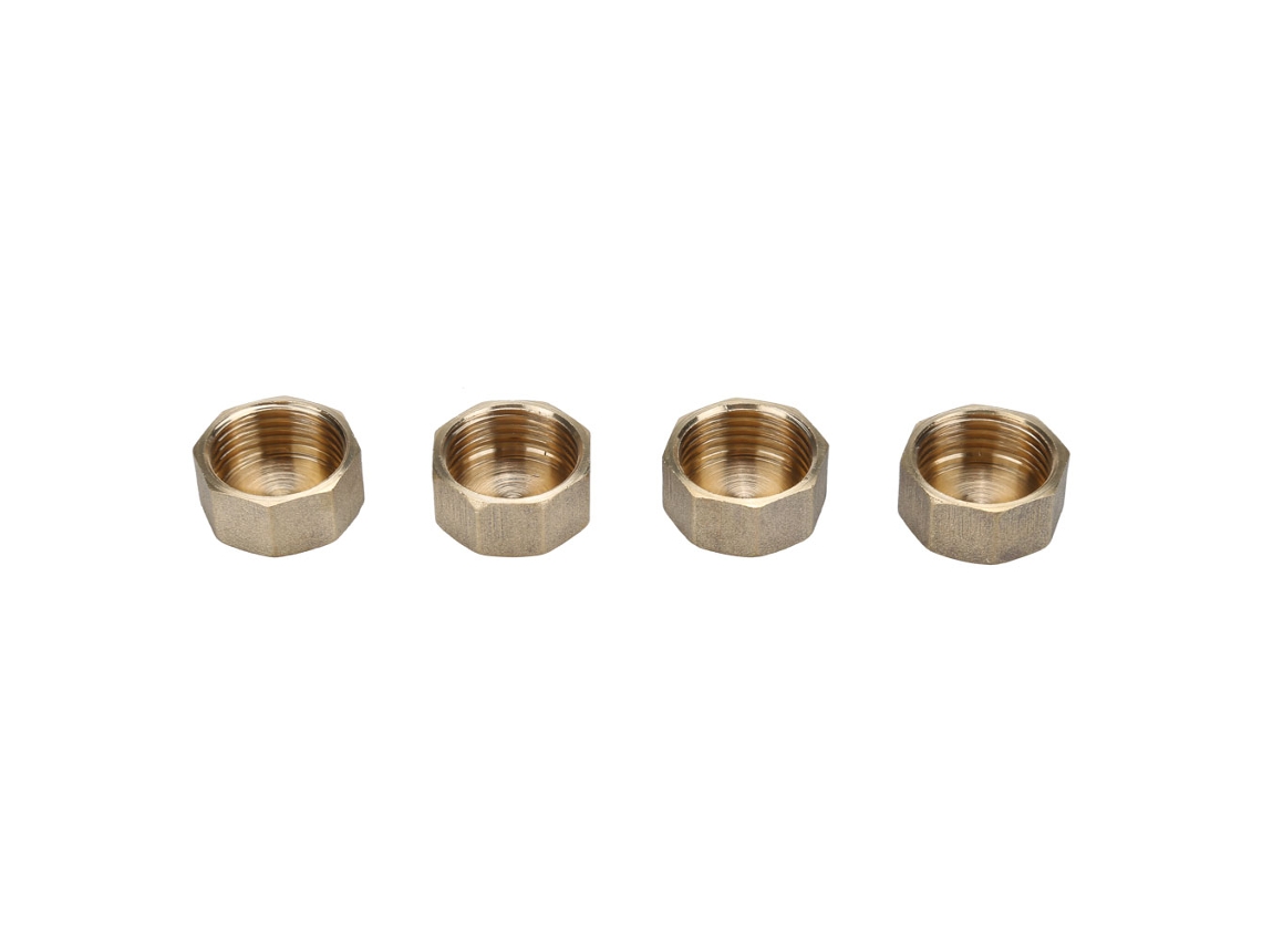 Conector De Conexão De Duto De Latão 1/2" Fêmea
