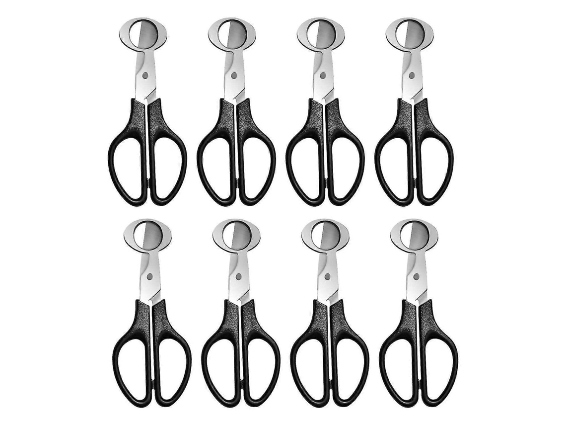 Conjunto De 8 Cortadores De Casca De Ovos De Codorna Em Aço Inoxidável, Separador De Ovos, Tesoura Para Casca De Ovos De Codorna Nostalgia88