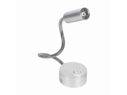 2026 lâmpada Led de Leitura para Cama com Pescoço de Cisne, 3w Luz Branca Quente, Interruptor On/off, 85 265v