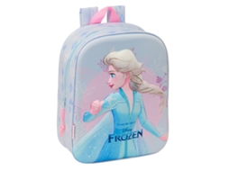 Mochila Escolar FROZEN Lilás 22 x 27 x 10 cm 3D