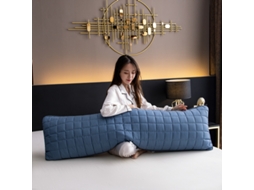 Fronhas de Algodão Laváveis de 1 Peça para Bedroome-Lake Blue EVELTEK 48x180cm
