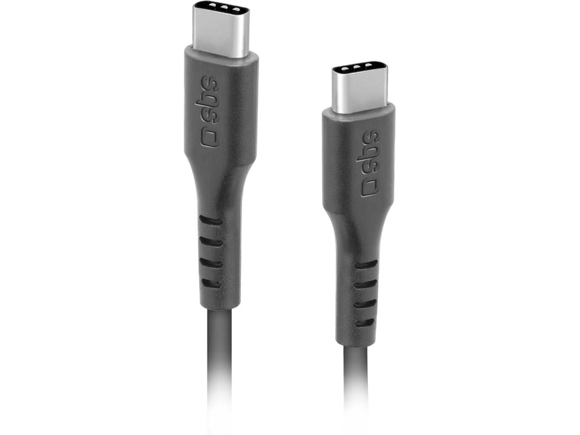 Cabo SBS (USB-C - USB-C - 3 m - Preto)