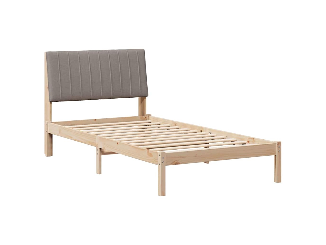 Estrutura da Cama com Cabeceira Castanho 100 X 200 Cm MAISON EXCLUSIVE