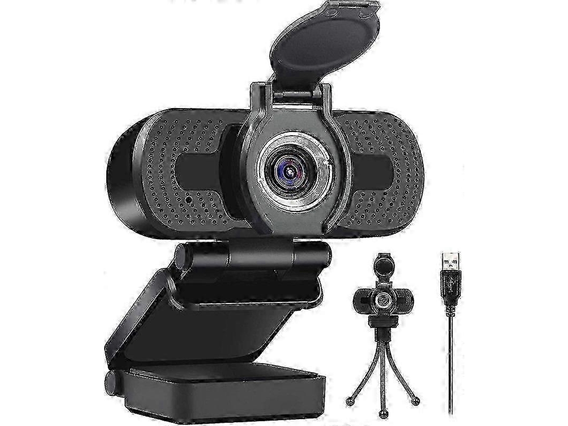 Webcam Hd 1080p Com Tampa Deslizante E Microfone.