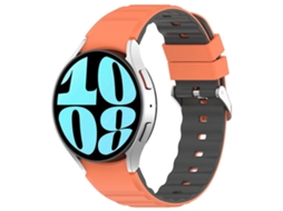 Pulseira De Silicone Horizontal Bicolor