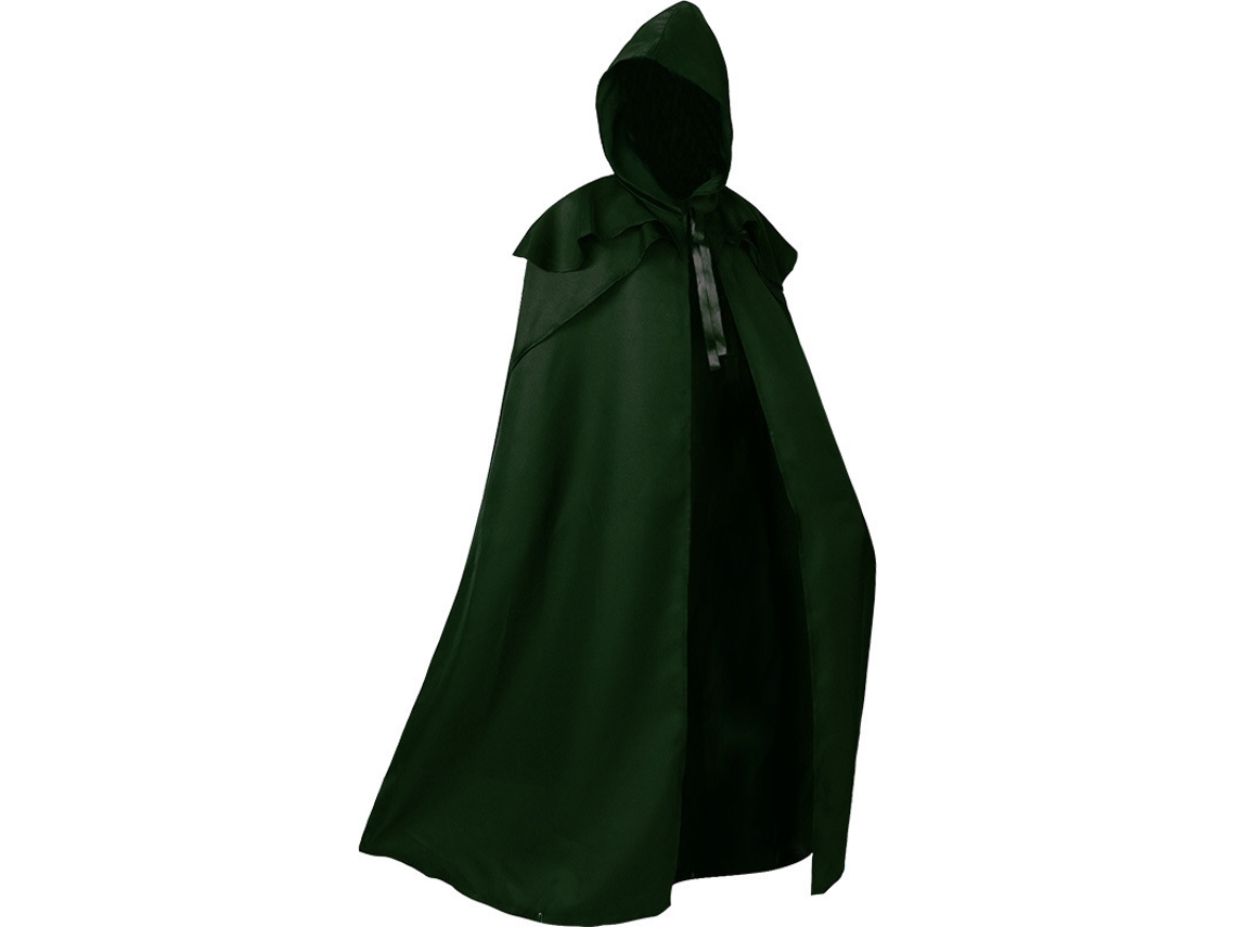 Capa Com Capuz Longa Cosplay Tam 5xl - Verde - Eifson