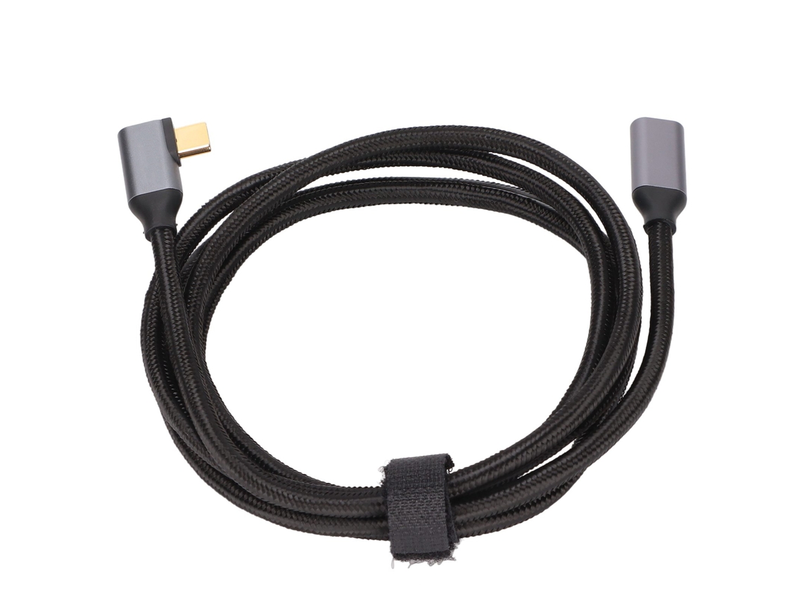 2026zentro-cabo Extensor Type C Ângulo Retto 4k 10gbps Dissipação De Calor 150cm Para Tablets E Celulares