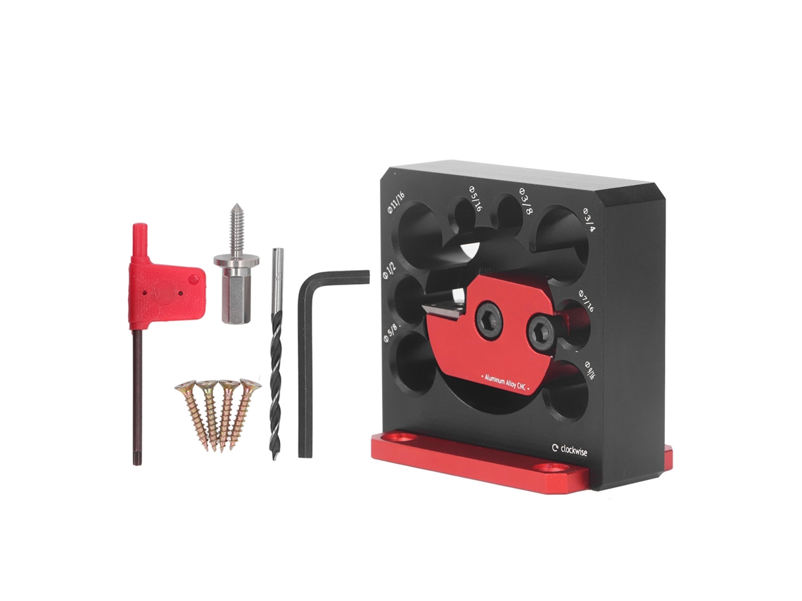 Ferramenta De Fabricação De Pinos Ajustável Com Brocas De Carbeto Para Kit De Jig De Fresamento De Furadeira Elétrica