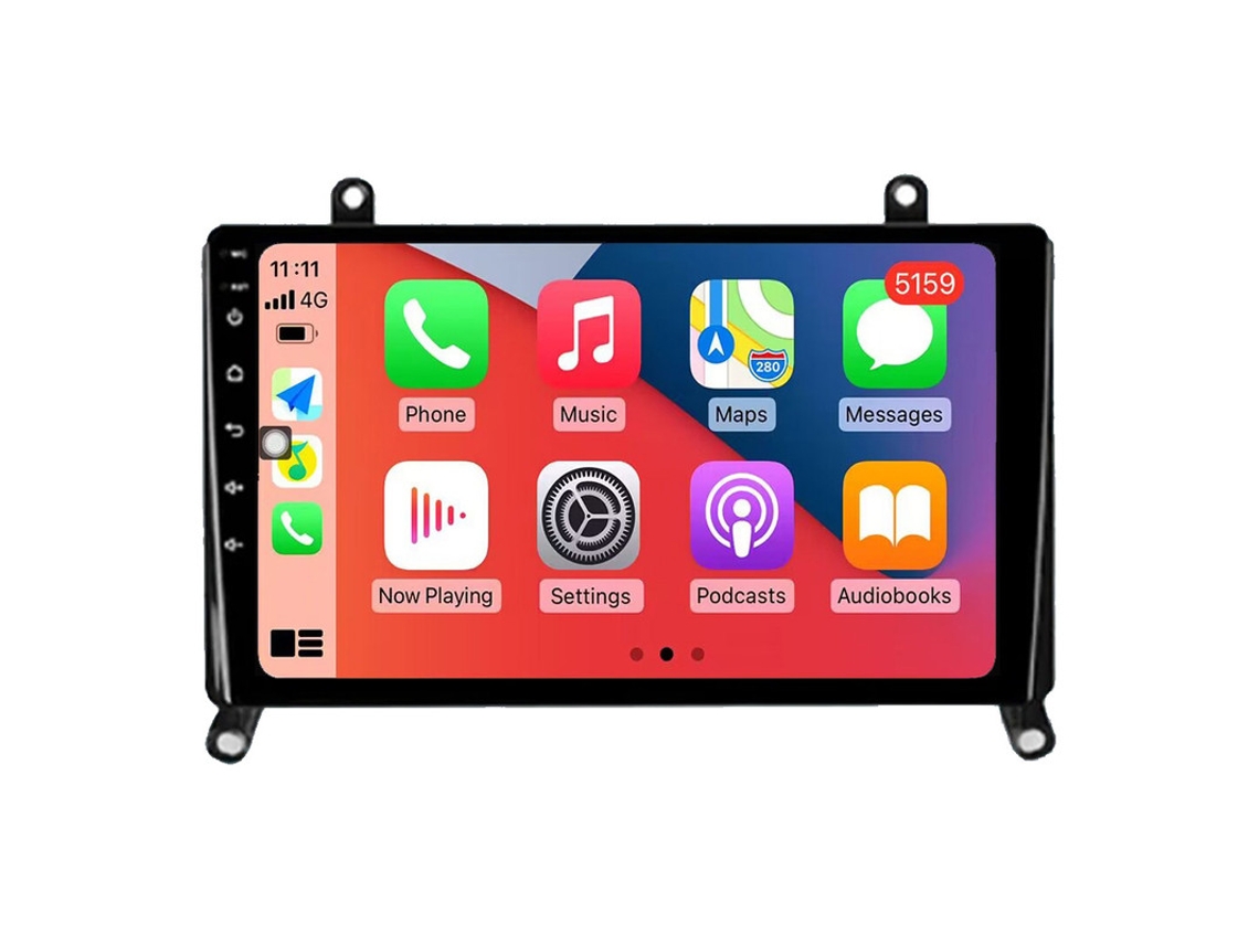 Auto Rádio Carro Bluetooth Autoradio 8GB RAM 128G ROM CarPlay Navegação GPS Ecrã Táctil RoverOne para Toyota Hiace H300 6 GranAce 1 2019-2022