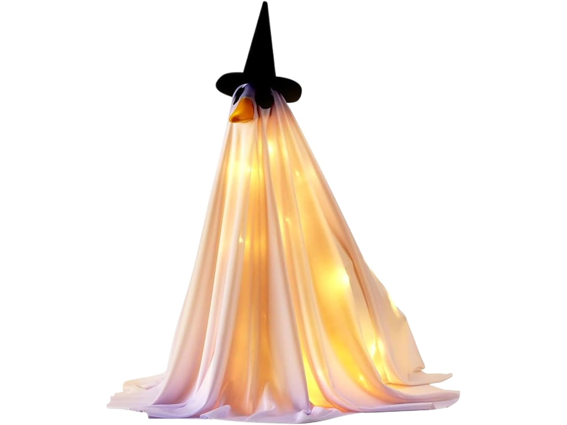 Traje Iluminado para Gansos de Jardim Frontal, 58 Cm Fantasia de Ganso Decorativa para Jardim Frontal Traje CHABERLU