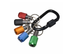 Chaveiro Com Suporte Para Broca De Impacto 1/4'' E Adaptador Portátil Parafusos. -aquaforge