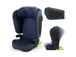 Cadeira Auto Kinderkraft UNITY 2 i‑Size 100–150 cm com encosto reclinável 5 posições e apoios de braços Azul