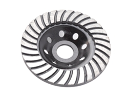Disco de corte diamantado segmentado de 115 mm para concreto, mármore e granito.