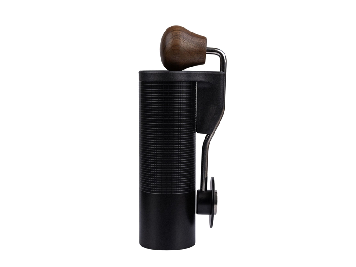 Moedor De Café Manual Sw‑119 Yuysan, Núcleo Em Aço Inoxidável E Punho Com Fecho De Suspensão Preto