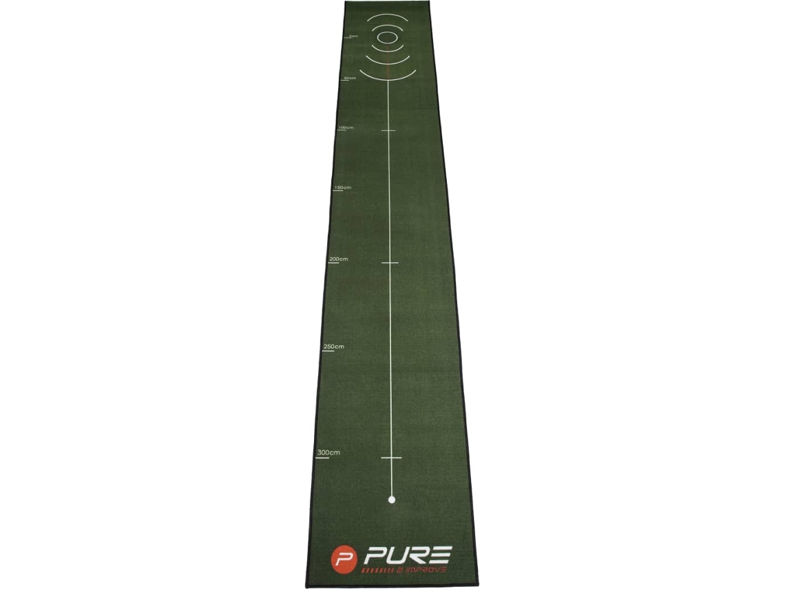 Pure2Improve Tapete putting de golfe 400x66 cm
