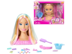 Barbie Busto Para Peinar, Pelo Rubio Con Más De 20 Accesorios Para Hacer Peinados, Incluye Pinzas Para El Pelo Con Forma De Estrella Y Mariposa Que