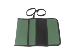 Mochila dobrável para facas de chef com 4 bolsos, lona resistente, porta-talheres para uso doméstico.