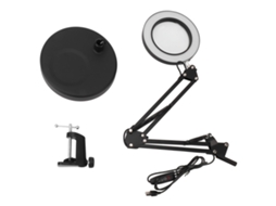Rebe-lupa 10x Com Luz Regulável 3 Modos De Cor Lupa Lâmpada Para Manutenção Leitura Pintura Artesanato