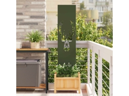 Vidaxl Tela De Privacidade Para Jardim Verde-oliva 32 X 140 Cm