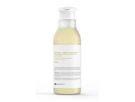 Shampoo Com Sálvia E Tomilho, 250ml Botanicapharma
