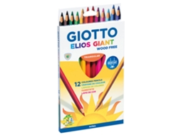Lápis de Cor GIOTTO Elios Giant 12 Un