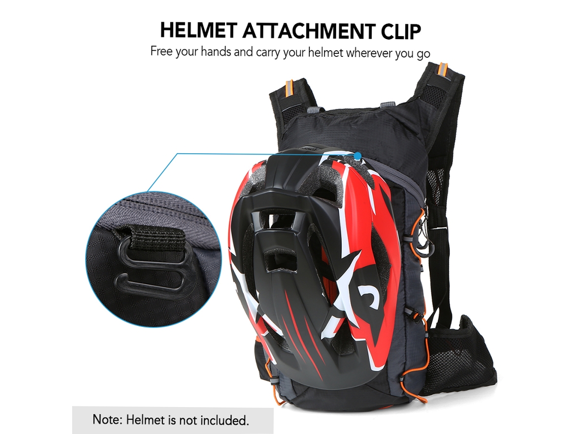 Mochila De Ciclismo Dobrável Leve Para Esportes Ao Ar Livre E Ciclismo Com Saco De Hidratação De 2l