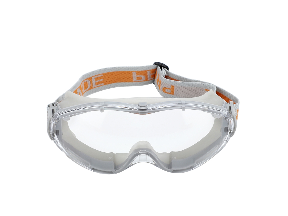 Óculos de Proteção com Uv Anti Choque Goggles de Trabalho Cinza com Sistema Ventilado e Ajustável