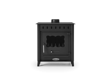 Estufa de Lenha Média PRENSA STOVE 12,6Kw com Saída Superior