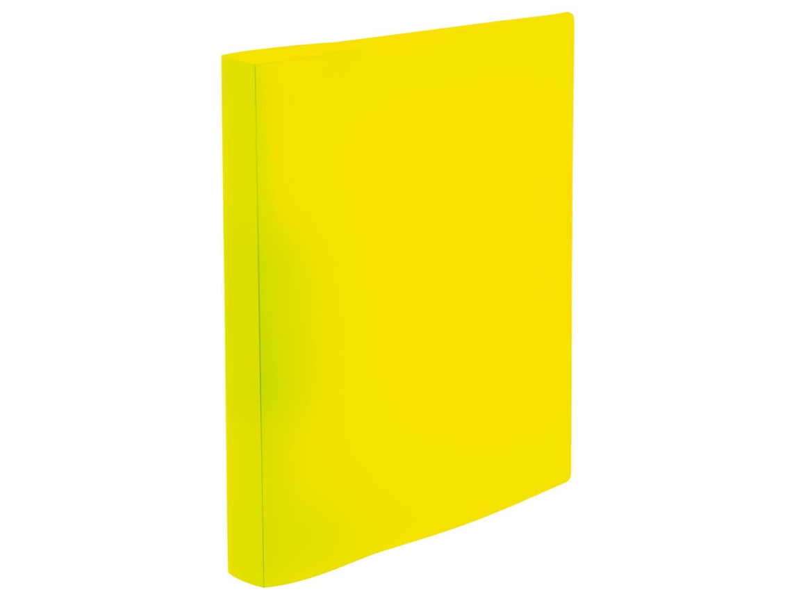 Pasta de Argolas HERMA Din A4 2 Argolas Amarelo Neon