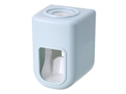 (azul) Novo Dispensador Automático De Pasta De Dente Impermeável Para Parede, Acessório Para Banheiro, Suporte Para Pasta De Dente