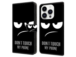 Capa Toque Para Iphone 15 Pro Pele Sintética