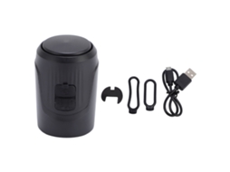 Claxon Bicicleta 125db Alarma Antirrobo USB Recargável IPX5 Montanha Preto S/MARCA