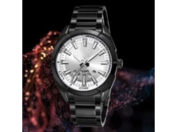 Relógio masculino Naviforce de quartzo, resistente à água, pulseira de aço, calendário.