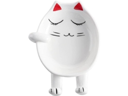 Nova Line suporte para Colher de Gato, Suporte Cerâmico Cute para Fogão, Acessórios de Cozinha para Amantes de Gatos