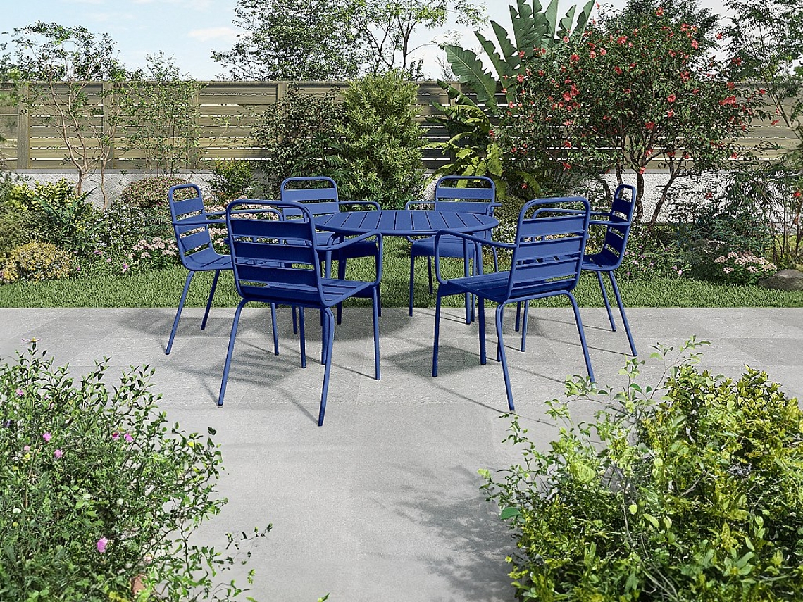 Conjunto Mesa E Cadeiras De Jardim Mirmande VENTE-UNIQUE.PT