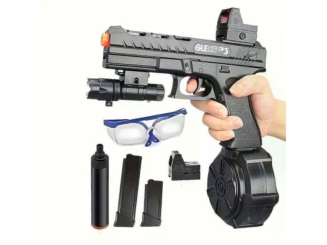 2026 pistola de Juego Usb Recargable Con Puntas Naranjas para Tiro Al Aire Libre Y Fiestas.