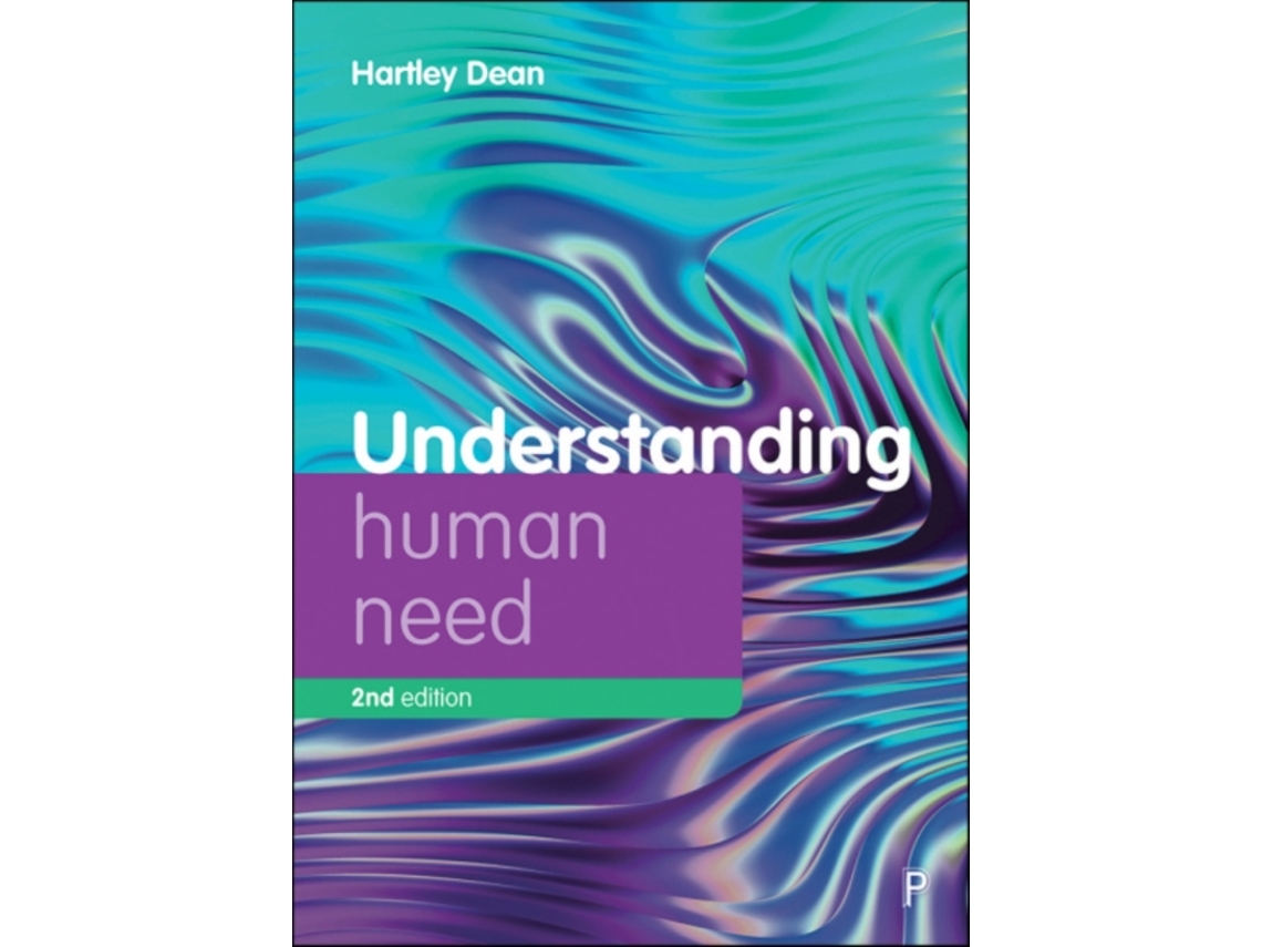 Livro Understanding Human Need de Hartley Dean (Inglês)