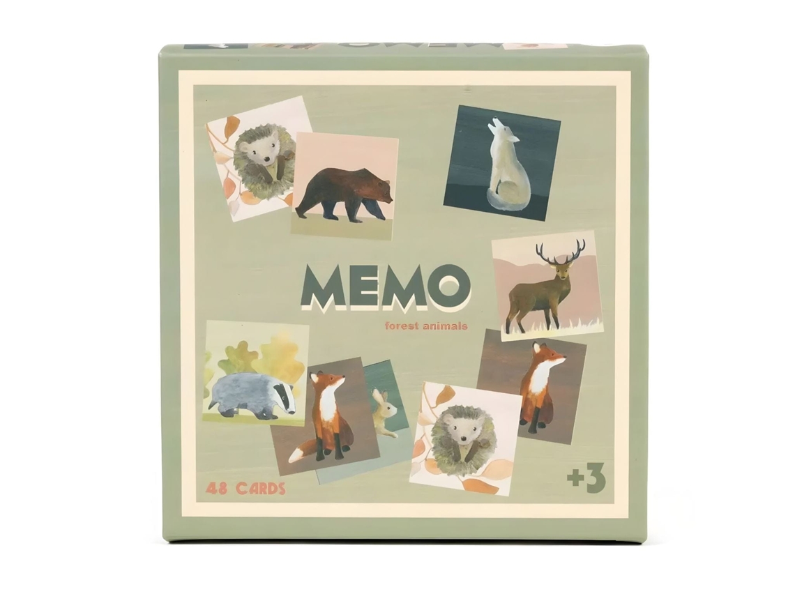Jogo De Memória - Animais Da Floresta
