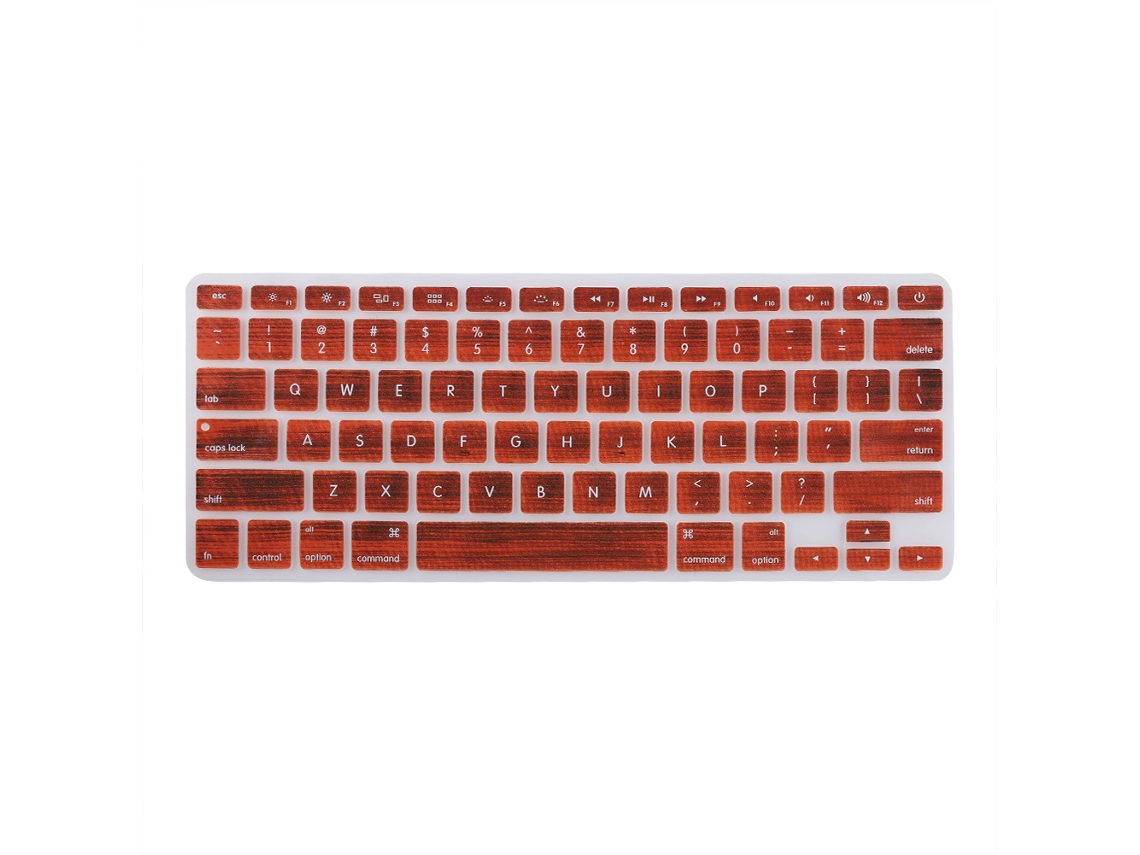 Capa de teclado para MacBook Gold Light (cobertura e tela de caracteres cristalinas)