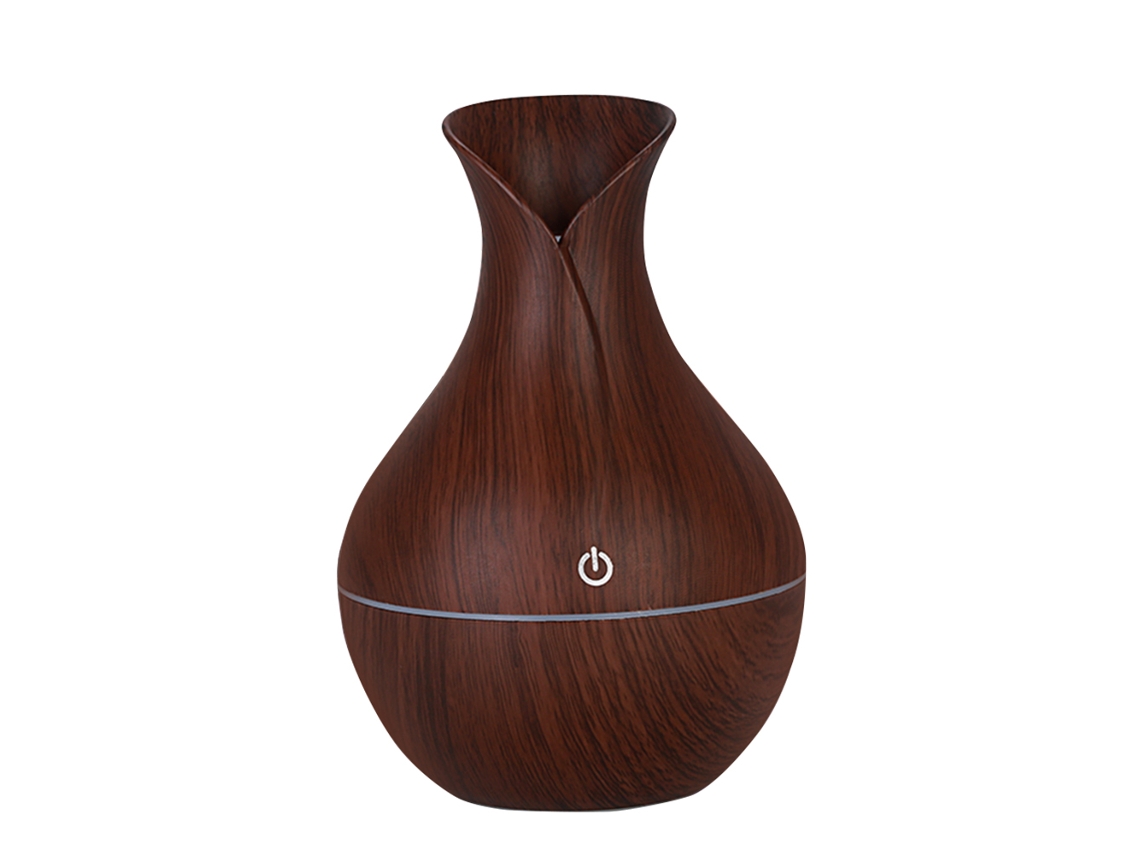 Laxiscreed Umidificador De Ar Com Design De Madeira E Difusor De Aromas Compacto