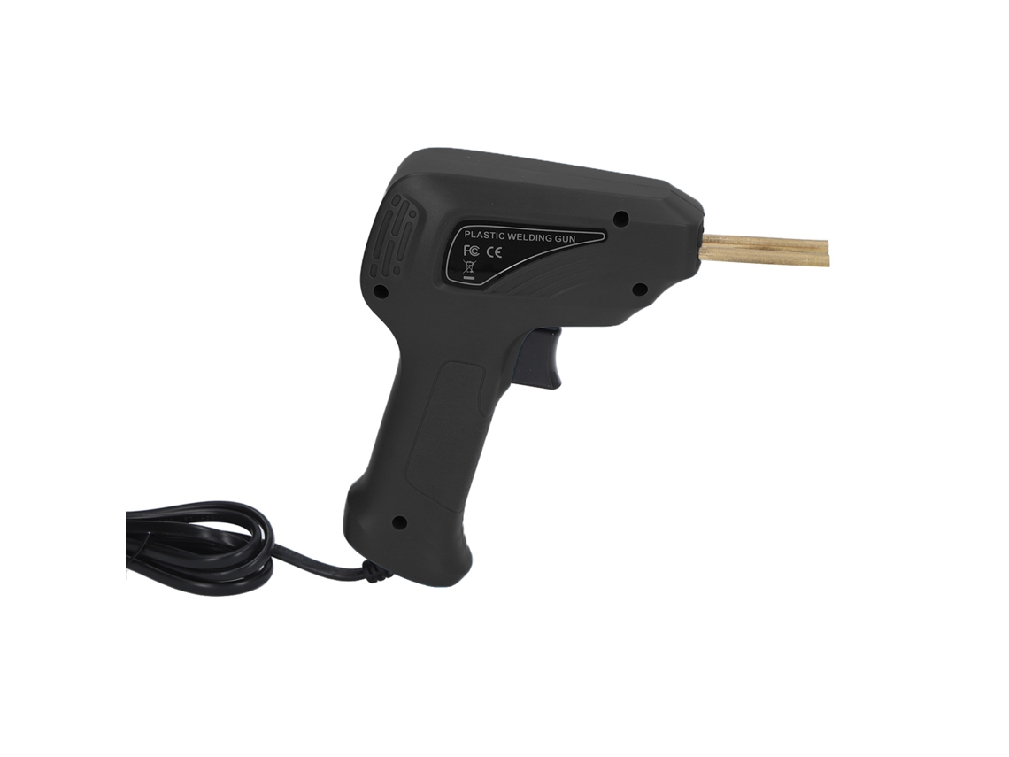 Soplete De Soldadura De Plástico Com Grapadora Robusta Para Reparação De Parachoques Kit De Pistola Soldadora De Plástico 200-240v Plug Au Preto