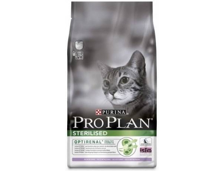 Ração para Gatos  Pro Plan (3Kg - Seca - Castrados - Sabor: Perú)