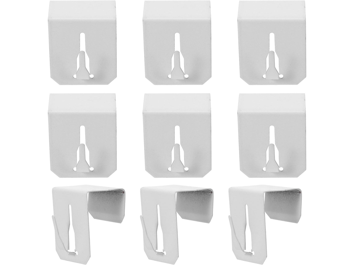 Clips De Metal Pendurar Luzes Natal E Cortinas Em Caixilhos Janelas, Ganchos Decorativos Sem Furos, 10 Peças