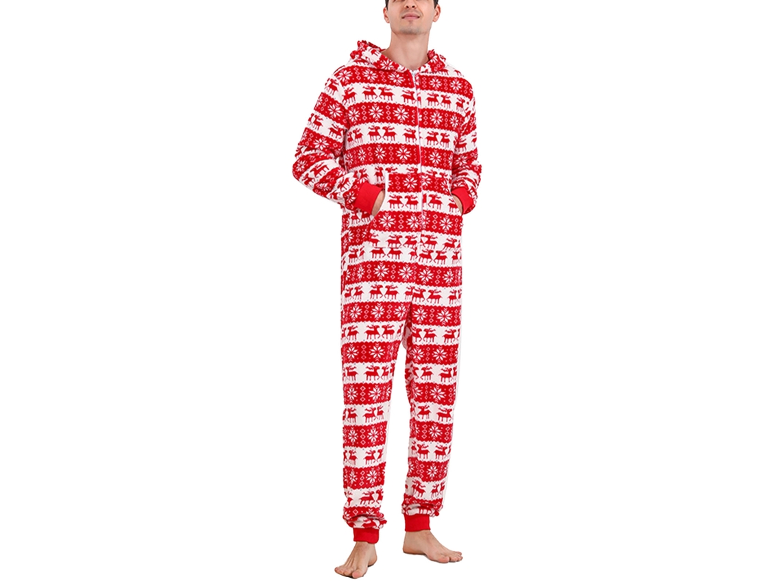 Conjunto De Pijamas De Natal Para Criança 4-5 Anos Da Laxiscreed Com Gola Turn-down E Manga Longa