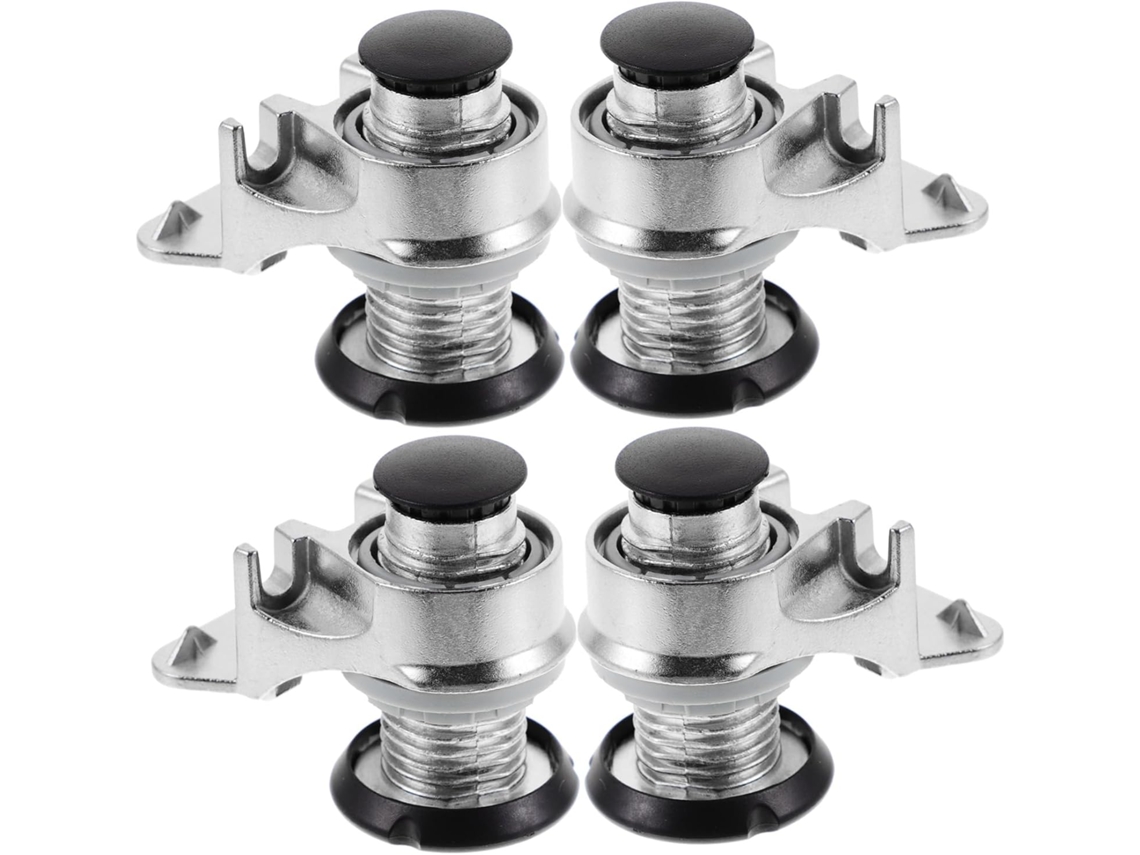 Pés Niveladores Ajustáveis Para Móveis, Em Liga De Zinco, Com Rosca, Cor Aleatória, 4 Peças, Para Guarda Roupa, Sofá E